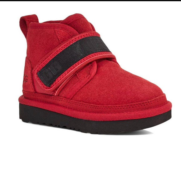 UGG Other - UGG Unisex Toddler Kids Neumel Snapback Boots Size 8 in Red/Black